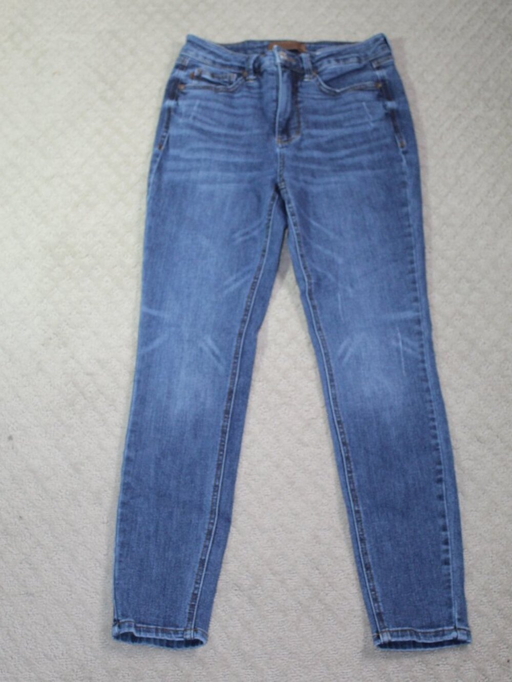 Judy Blue Women's Size 5/27 Mid Wash Blue Stretch Denim High Rise Skinny Jeans